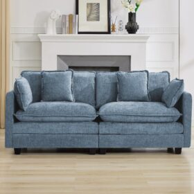 76-Inch "Cloud" Deep-Seat Loveseat (Modular Design; Suitable For Living Rooms)